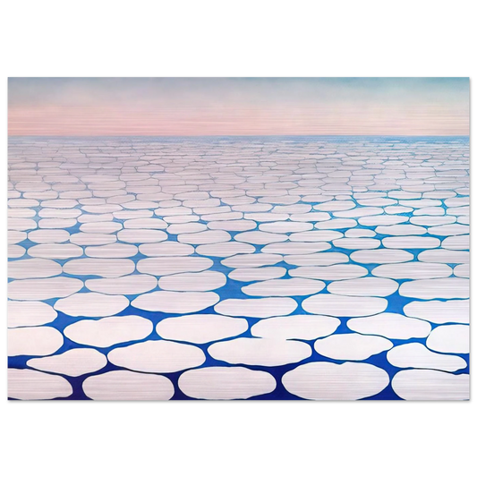 Sky above clouds III - Georgia O'Keeffe Brushed Aluminum Print - 70x100 cm / 28x40 inches | Georgia O'Keeffe Aluminum Print | Georgia O'Keeffe Prints