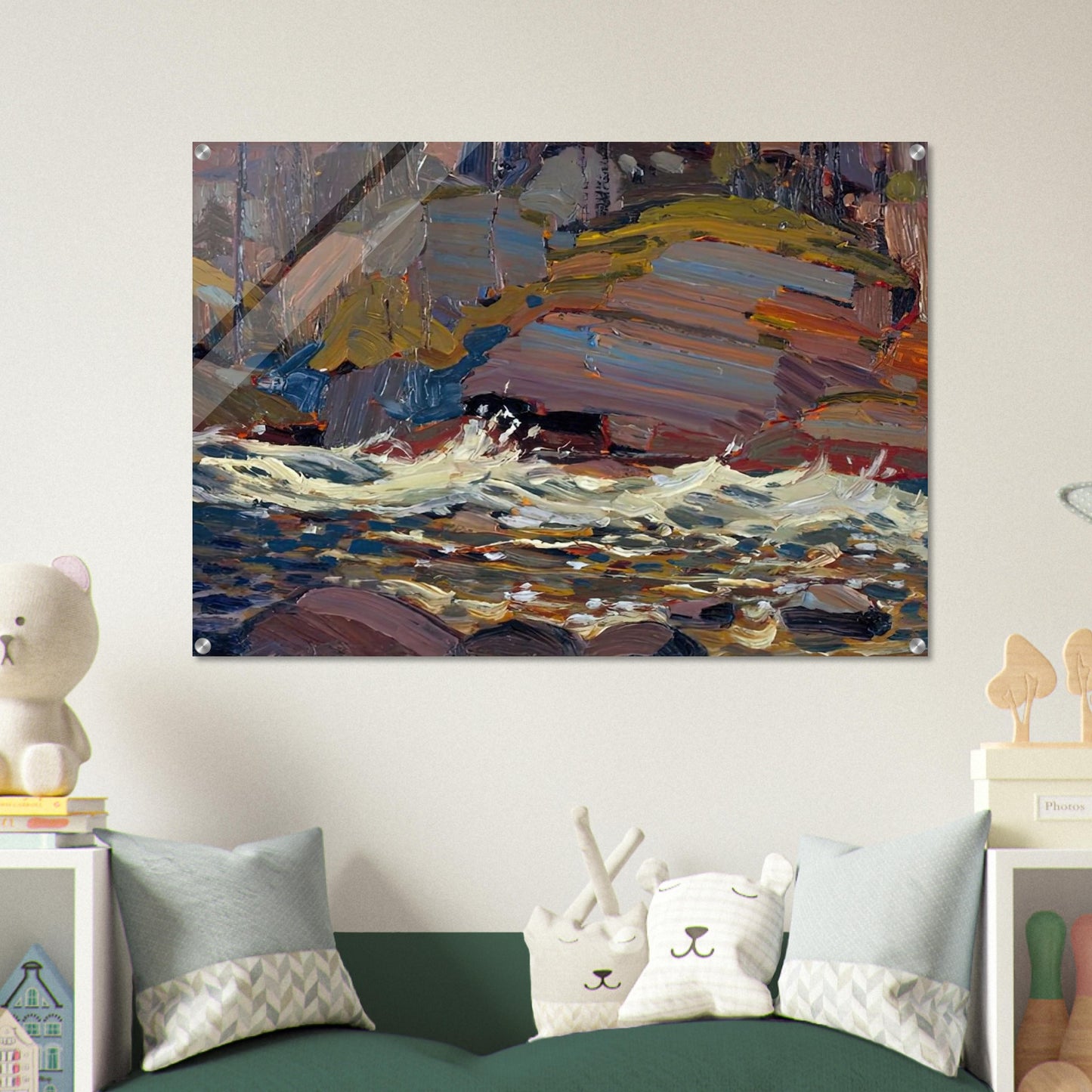 SWIFT WATER 1916 - Tom Thomson Acrylic Print - 70x100 cm / 28x40″ inches