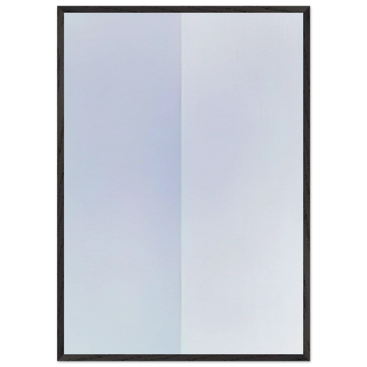 Homage to Newman II - 1979 - Gene Davis 70x100 cm / 28x40 inches Framed Art Print – Black Wooden Frame