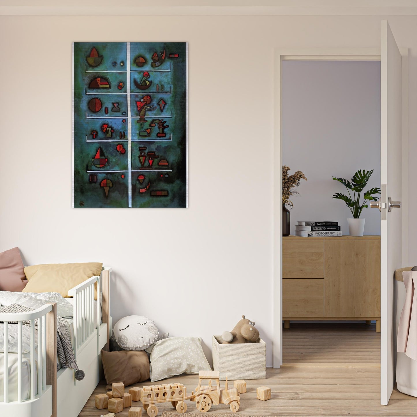 STOREYS 1929 - Wassily Kandinsky Brushed Aluminum Print - 70x100 cm / 28x40 inches | Wassily Kandinsky Aluminum Print | Wassily Kandinsky Prints