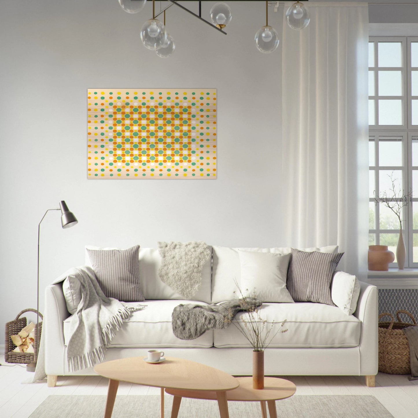 Quilt - 1963 - Thomas Downing Brushed Aluminum Print - 70x100 cm / 28x40 inches | Thomas Downing Aluminum Print | Thomas Downing Prints