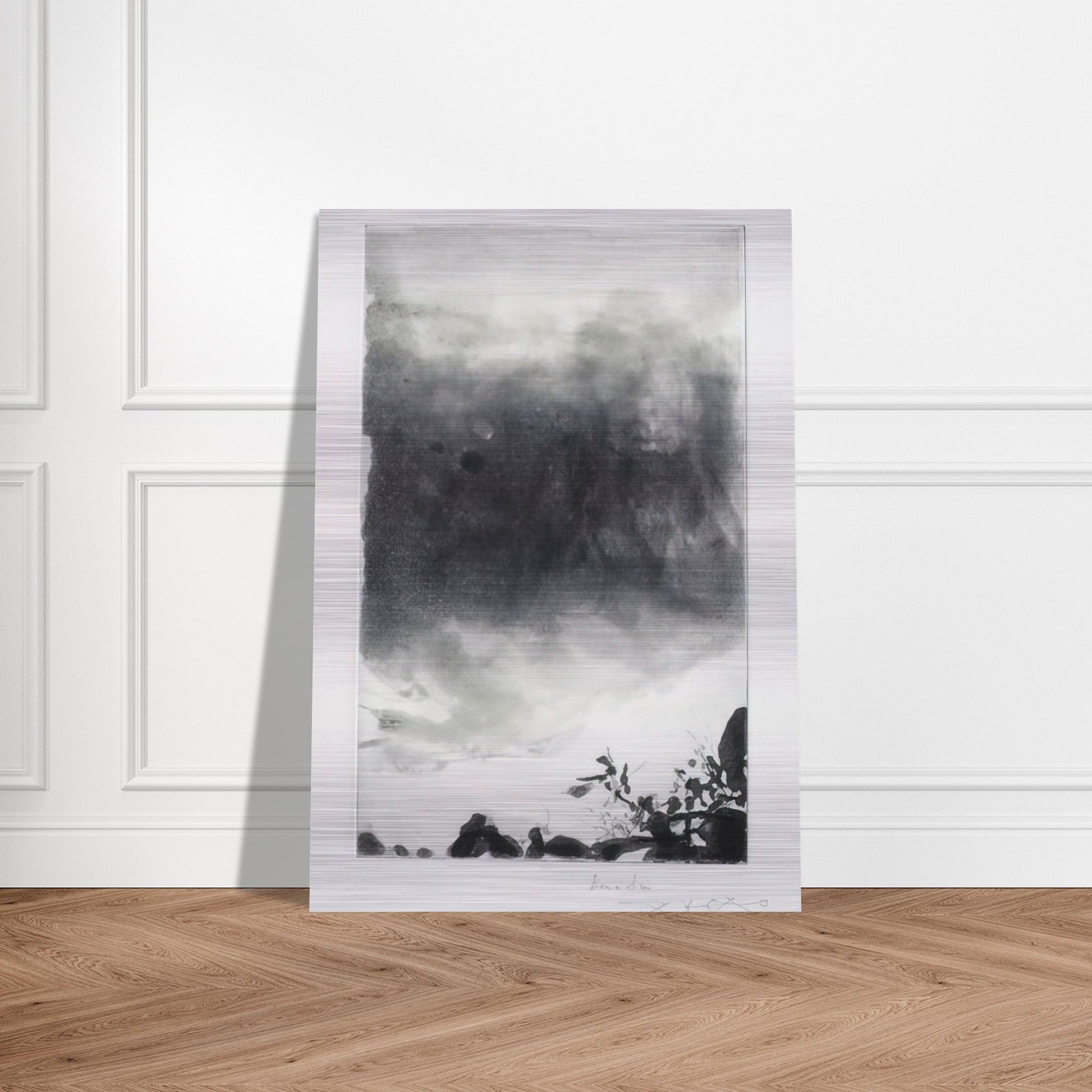 PROUSTIANA 1991 - Zao Wou-Ki Brushed Aluminum Print - 70x100 cm / 28x40 inches | Zao Wou-Ki Aluminum Print | Zao Wou-Ki Prints