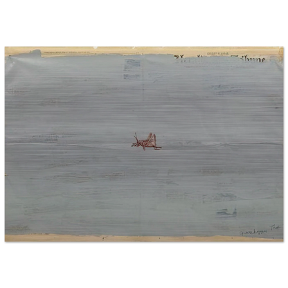 Grasshopper - 1975 - Paul Thek Brushed Aluminum Print - 70x100 cm / 28x40 inches | Paul Thek Aluminum Print | Paul Thek Prints