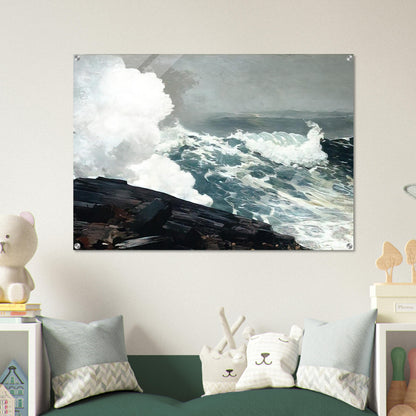 NORTHEASTER - Winslow Homer Acrylic Print - 70x100 cm / 28x40″ inches | Winslow Homer Wall Art | Winslow Homer Prints
