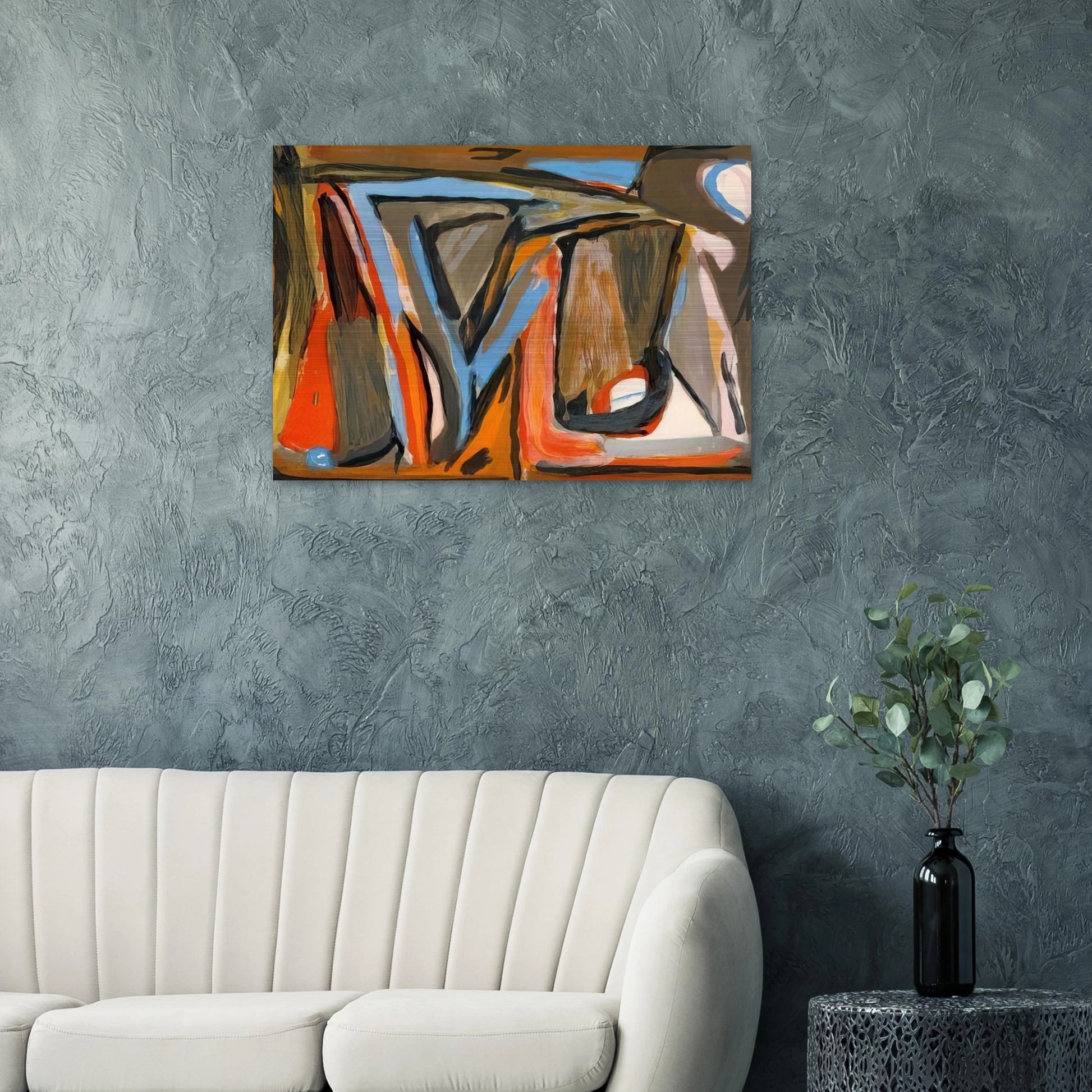 Le tout - 1978 - Bram van Velde Brushed Aluminum Print - 70x100 cm / 28x40 inches | Bram van Velde Aluminum Print | Bram van Velde Prints