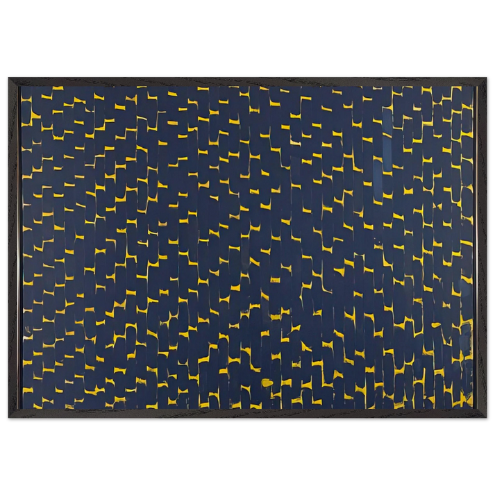 LATE NIGHT REFLECTIONS 1972 - Alma Woodsey Thomas 70x100 cm / 28x40 inches Framed Art Print – Black Wooden Frame