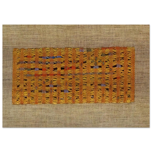 SUNNY 1965 - Anni Albers Brushed Aluminum Print - 70x100 cm / 28x40 inches | Anni Albers Aluminum Print | Anni Albers Prints