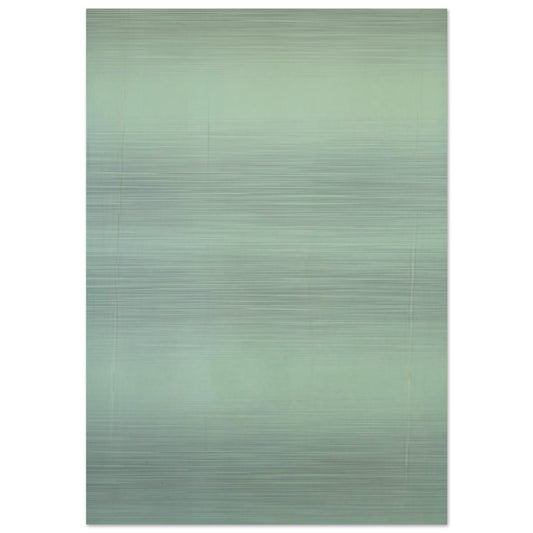 Transparent Green Sun-Box - 1970 - Theodoros Stamos Brushed Aluminum Print - 70x100 cm / 28x40 inches | Theodoros Stamos Aluminum Print | Theodoros Stamos Prints
