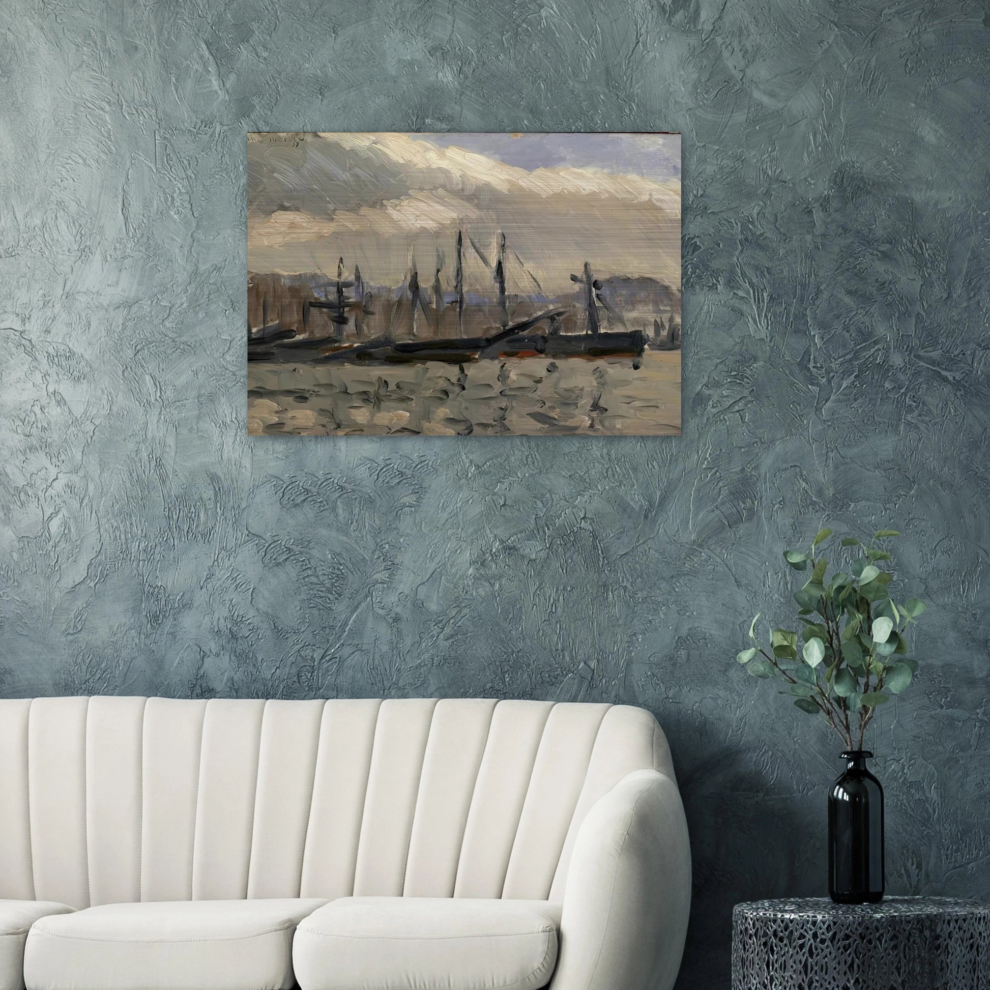 PORT DE CHERBOURG - Henri Matisse Brushed Aluminum Print - 70x100 cm / 28x40 inches | Henri Matisse Aluminum Print | Henri Matisse Prints
