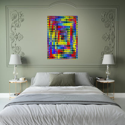 Orion Gris - 1969 - Victor Vasarely Brushed Aluminum Print - 70x100 cm / 28x40 inches | Victor Vasarely Aluminum Print | Victor Vasarely Prints