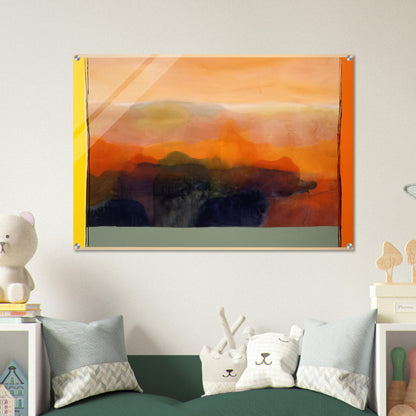 Valley of Stone - 1989 - Ronnie Landfield Acrylic Print - 70x100 cm / 28x40″ inches | Ronnie Landfield Wall Art | Ronnie Landfield Prints