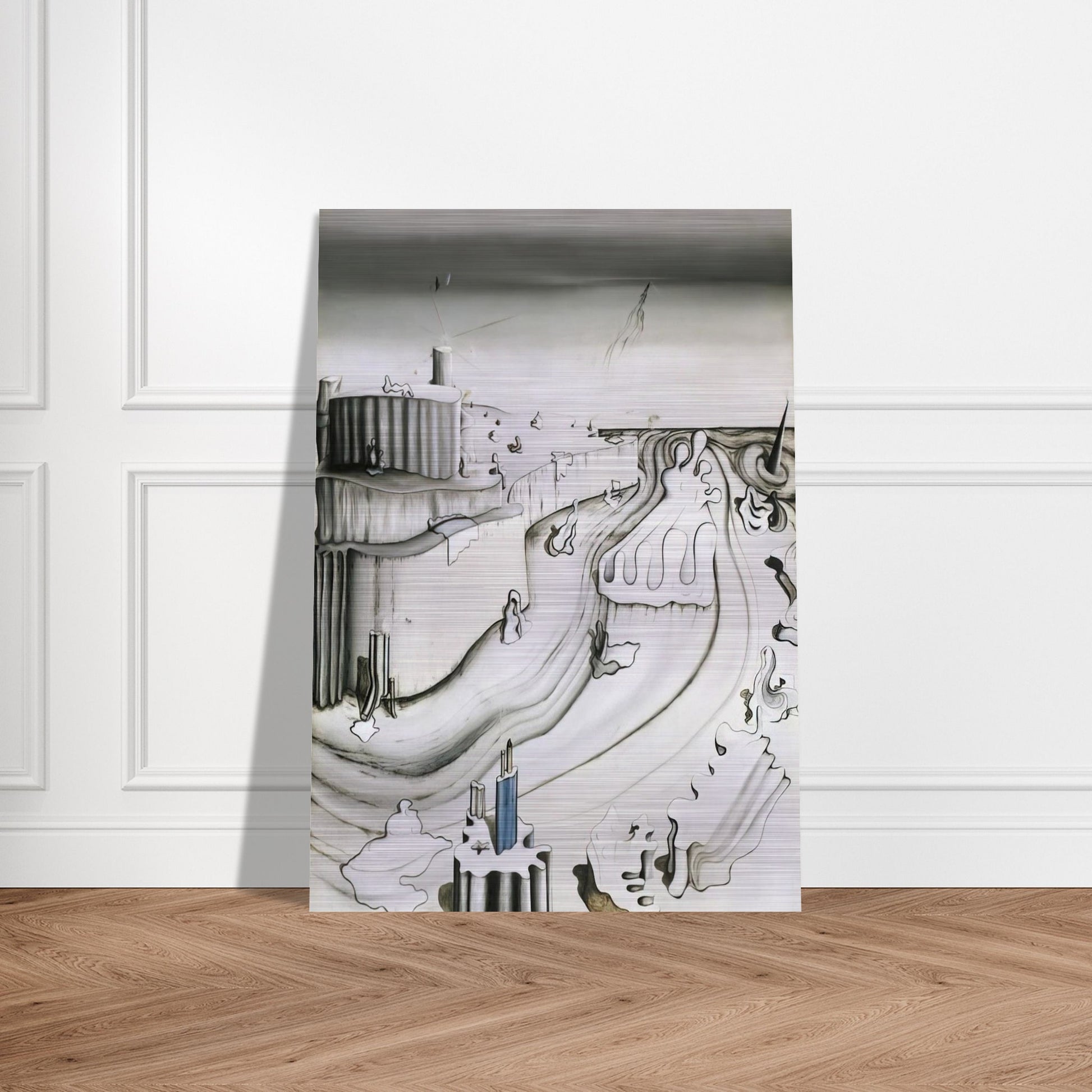 Promontory Palace - Yves Tanguy Brushed Aluminum Print - 70x100 cm / 28x40 inches | Yves Tanguy Aluminum Print | Yves Tanguy Prints