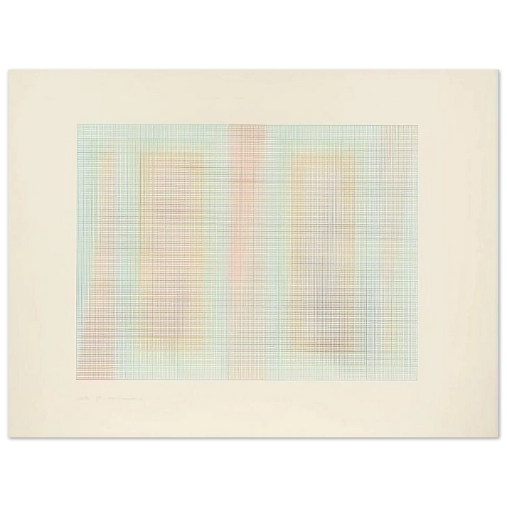 Mark Lancaster - Eighths - 1967  75x100 cm / 30x40inches Fine Art Poster