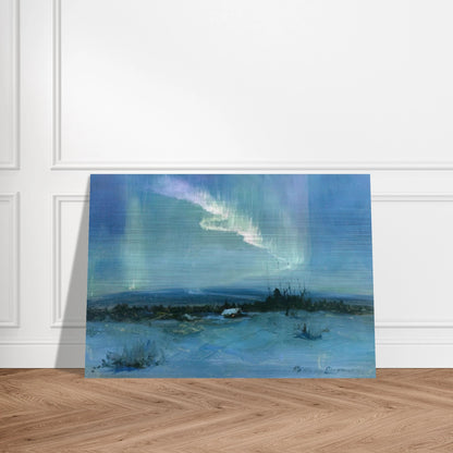 Northern Lights - Romanticism - Sydney Laurence Brushed Aluminum Print - 70x100 cm / 28x40 inches | Sydney Laurence Aluminum Print | Sydney Laurence Prints
