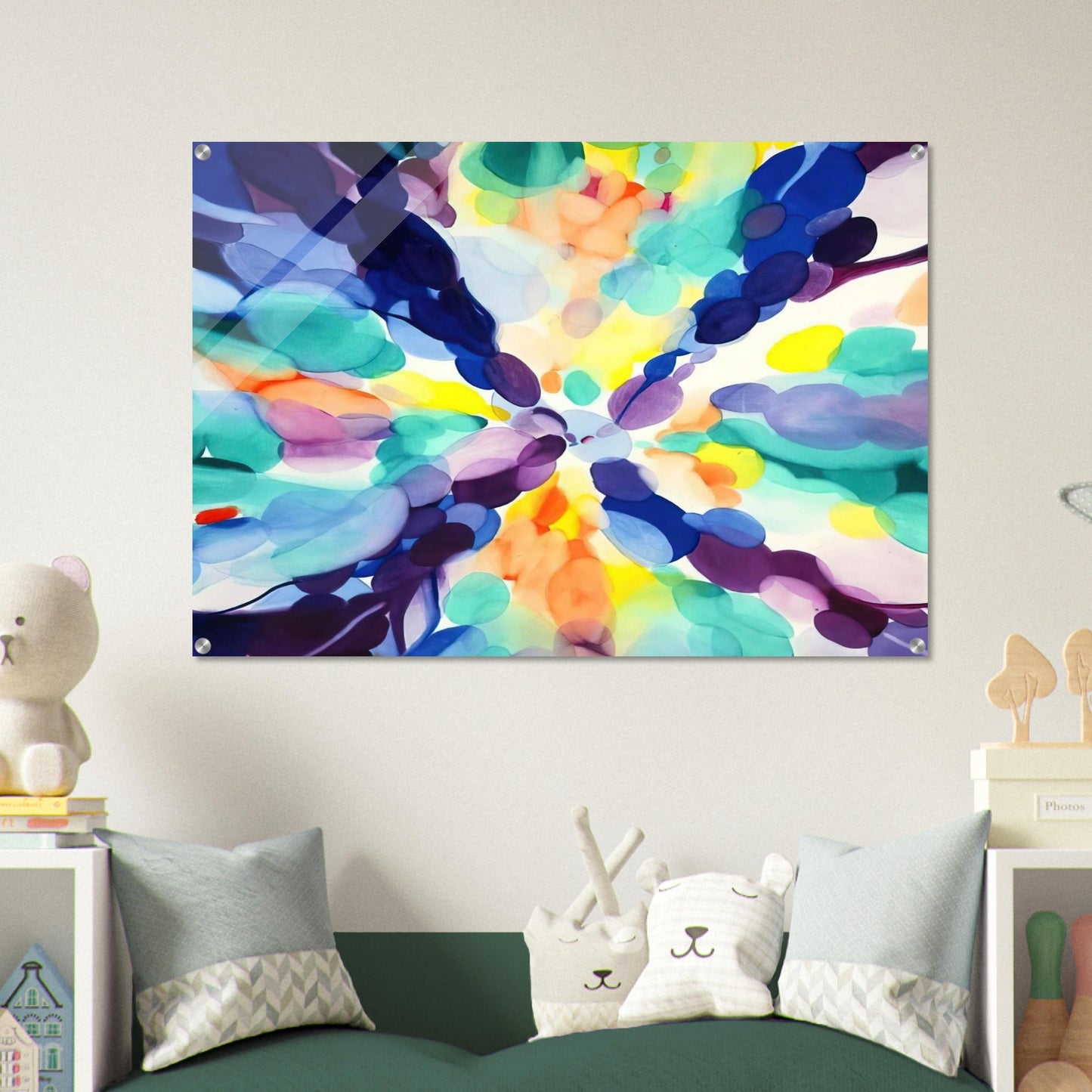 Lavender High - Alice Baber Acrylic Print - 70x100 cm / 28x40″ inches