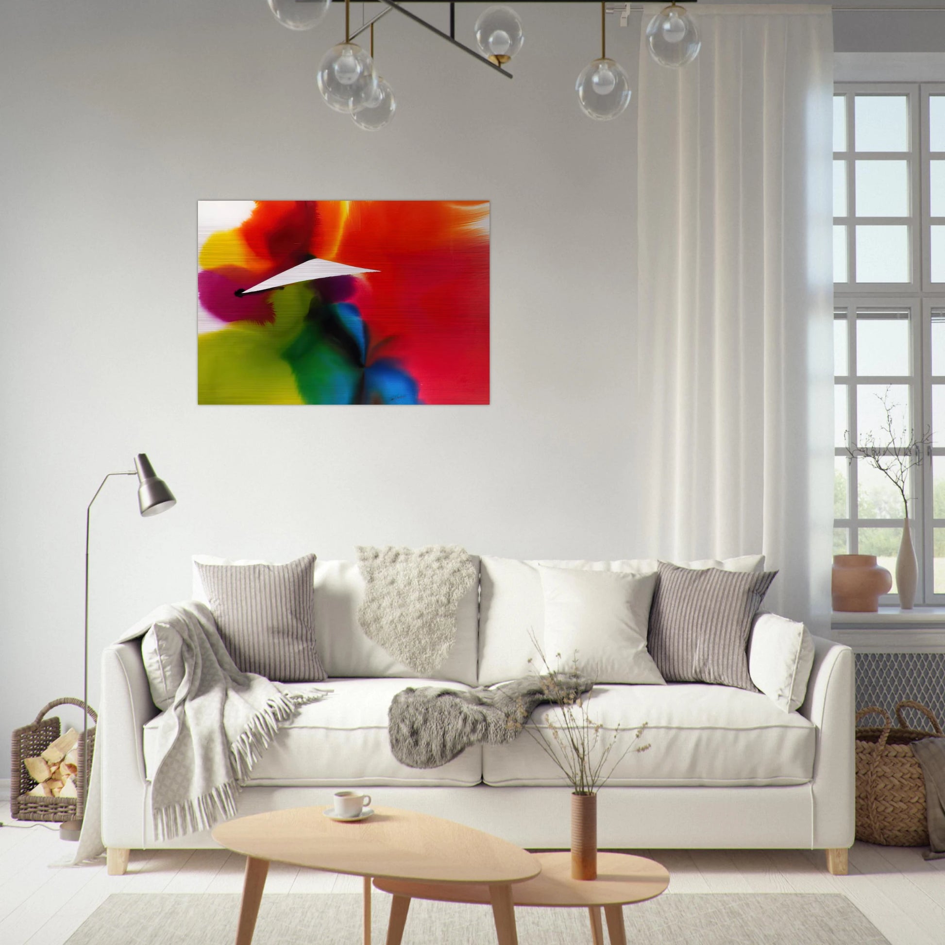 Phenomena French West Indies - Paul Jenkins Brushed Aluminum Print - 70x100 cm / 28x40 inches | Paul Jenkins Aluminum Print | Paul Jenkins Prints