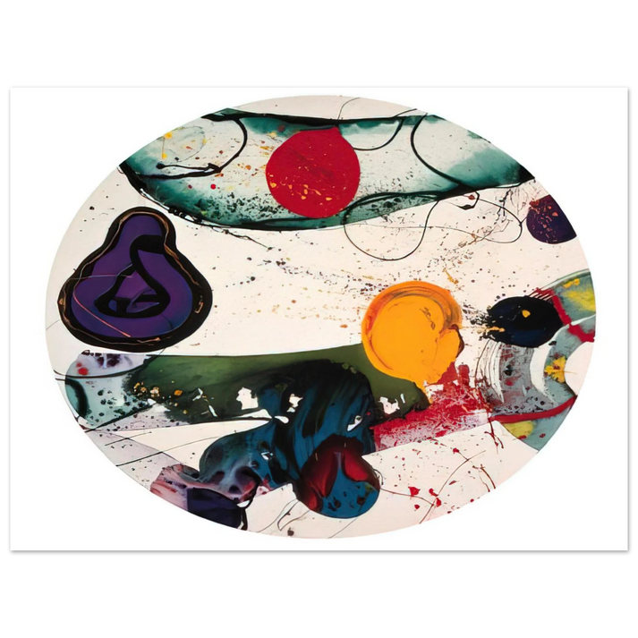 Sam Francis - Lollipop  SF88-250   75x100 cm / 30x40inches Fine Art Poster