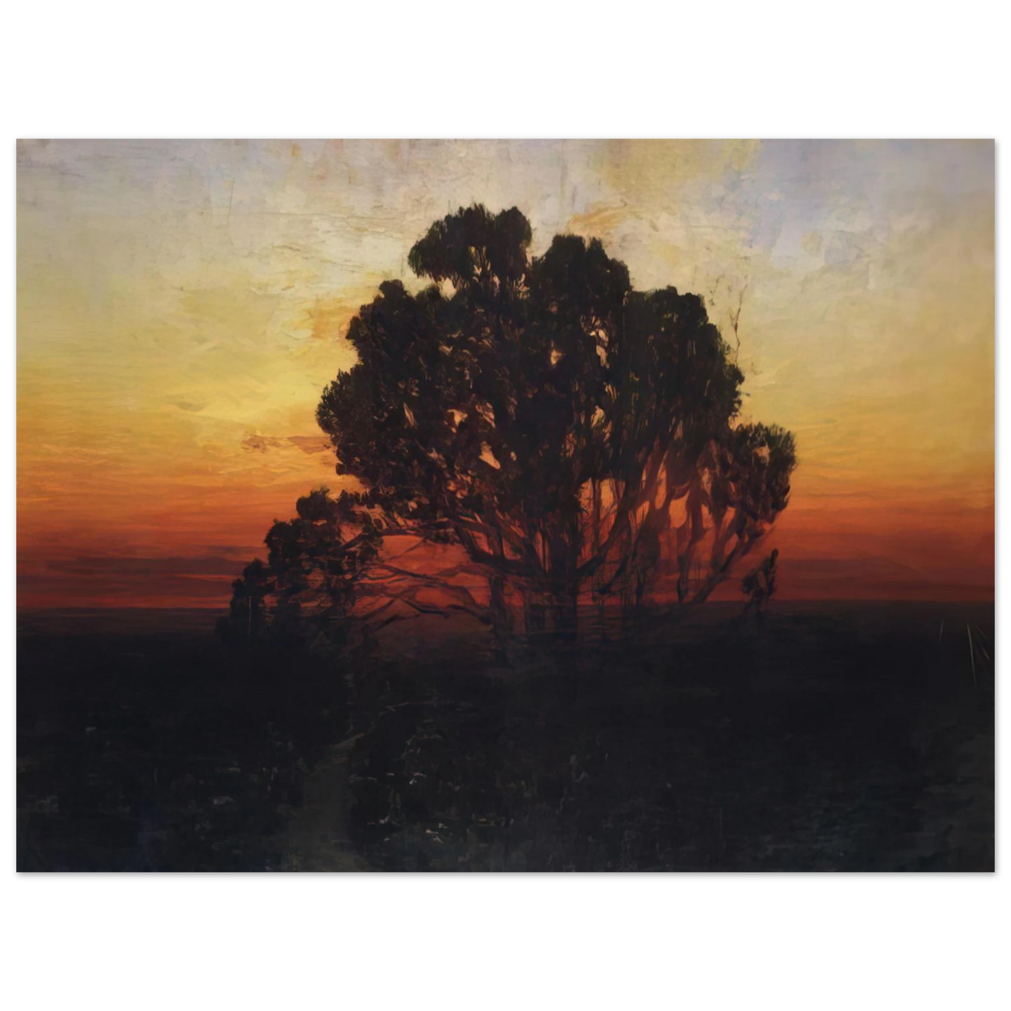 Arkhyp Kuindzhi - Evening  75x100 cm / 30x40inches Fine Art Poster