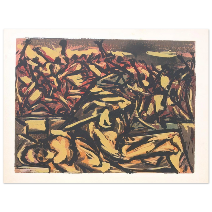 Jackson Pollock - UNTITLED 1941 1  75x100 cm / 30x40inches Fine Art Poster