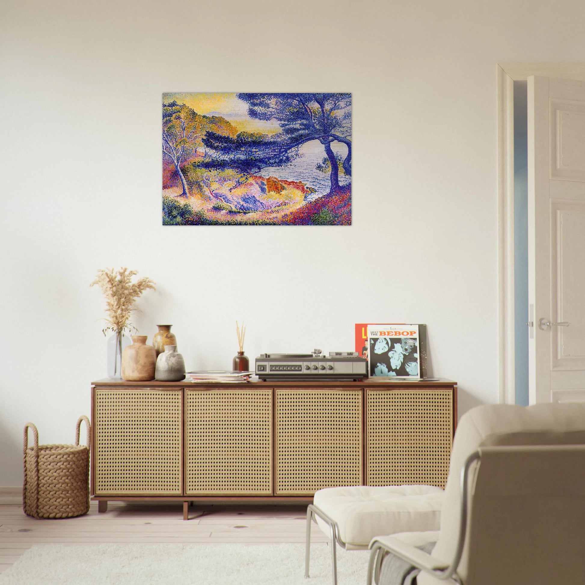 Cape Layet, Provence - Henri-Edmond Cross Brushed Aluminum Print - 70x100 cm / 28x40 inches | Henri-Edmond Cross Aluminum Print | Henri-Edmond Cross Prints