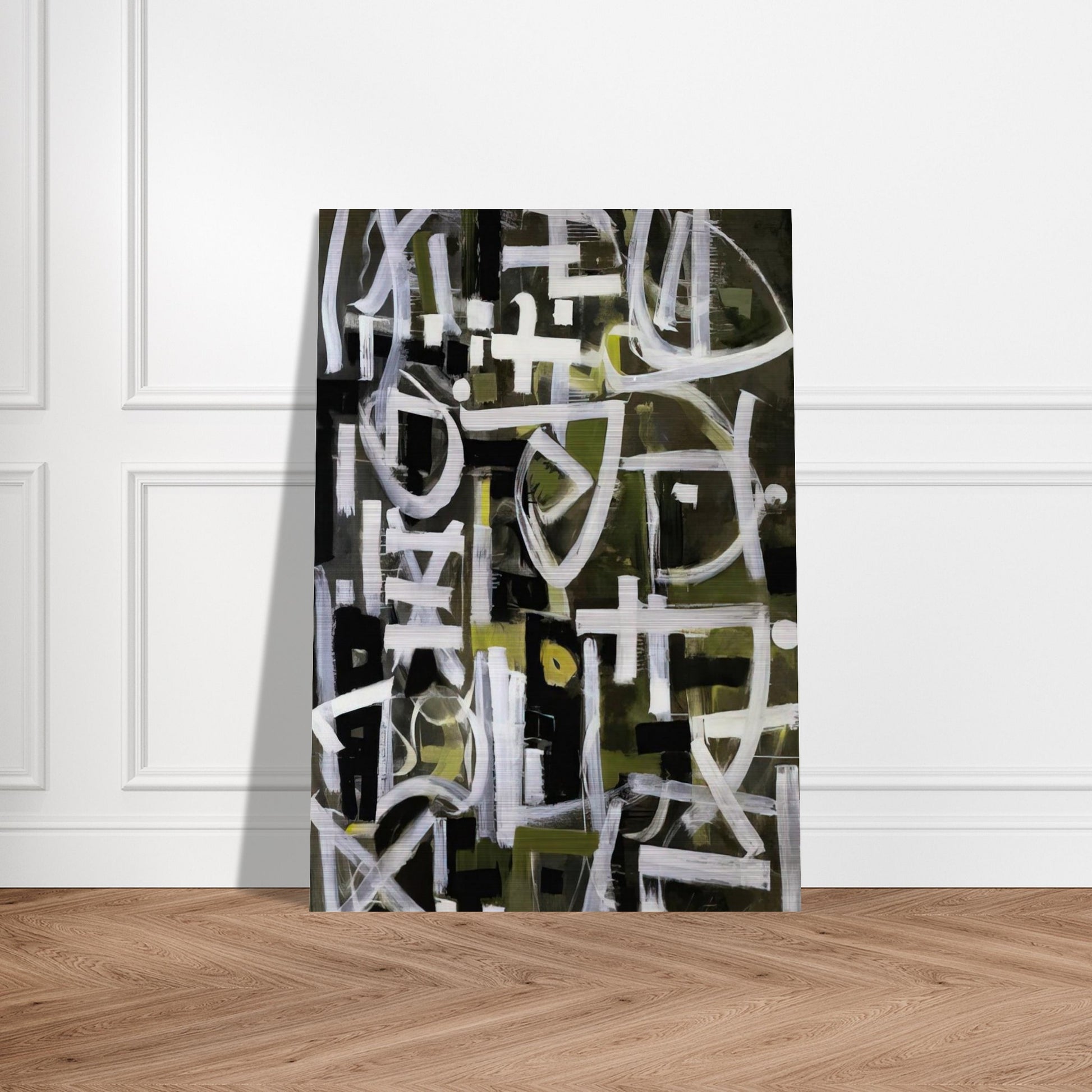 Number 2 - 1950 - Bradley Walker Tomlin Brushed Aluminum Print - 70x100 cm / 28x40 inches | Bradley Walker Tomlin Aluminum Print | Bradley Walker Tomlin Prints