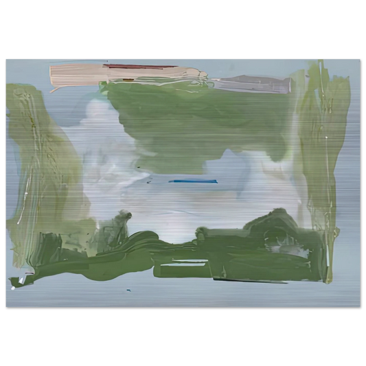 Lush Spring, 1975- - Helen Frankenthaler Brushed Aluminum Print - 70x100 cm / 28x40 inches | Helen Frankenthaler Aluminum Print | Helen Frankenthaler Prints