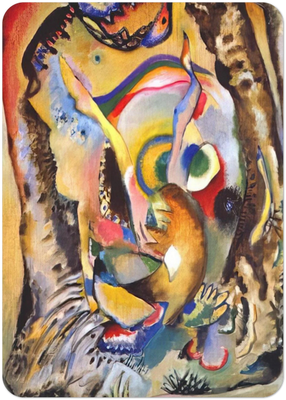 PAINTING ON LIGHT GROUND 1916 By Wassily Kandinsky Pack of 10 Post Cards | Wassily Kandinsky Post Cards | A6 (10.5 x 14.8 cm) - 4.1 x 5.8 inches