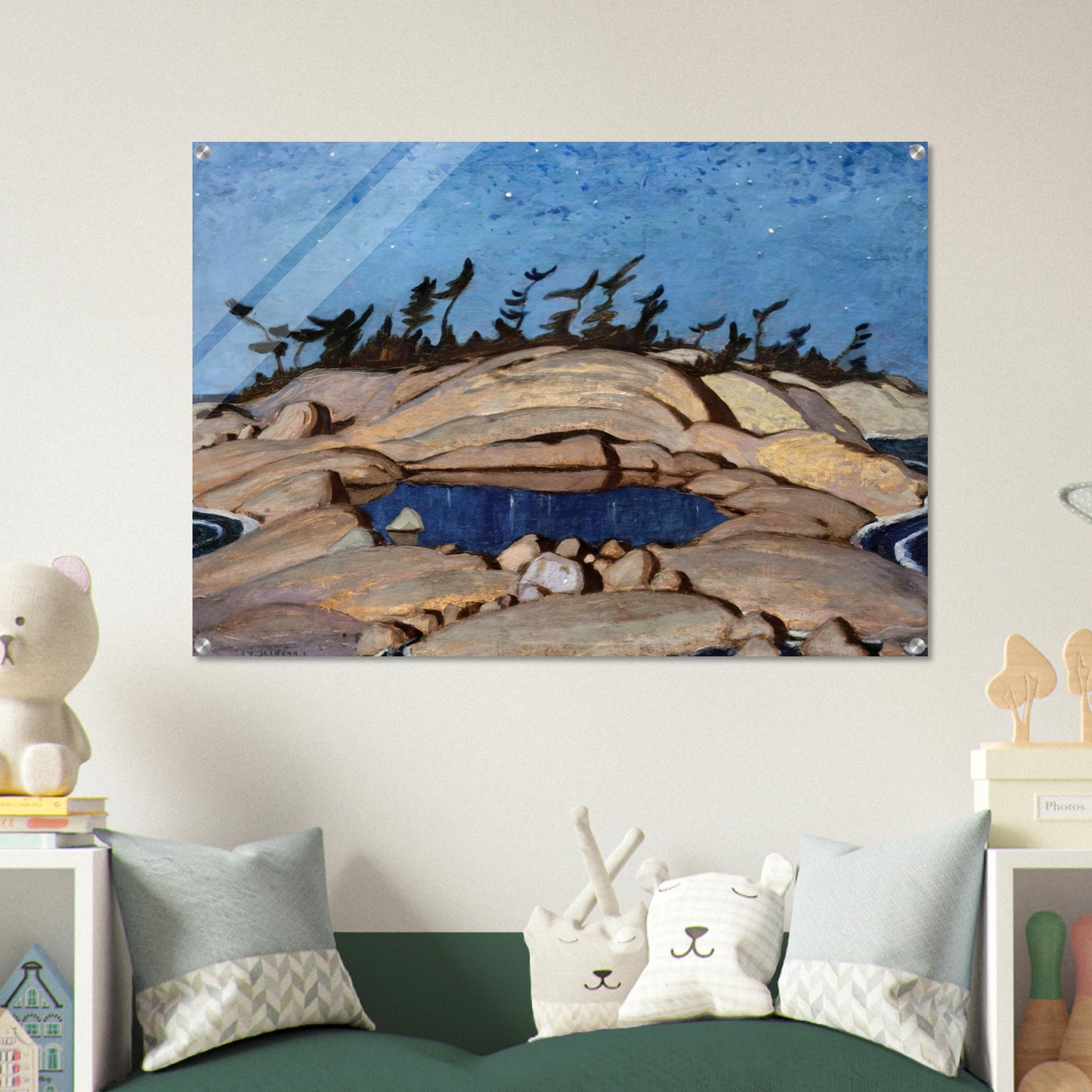 Night Pine Island - 1921 - A.Y. Jackson Acrylic Print - 70x100 cm / 28x40″ inches