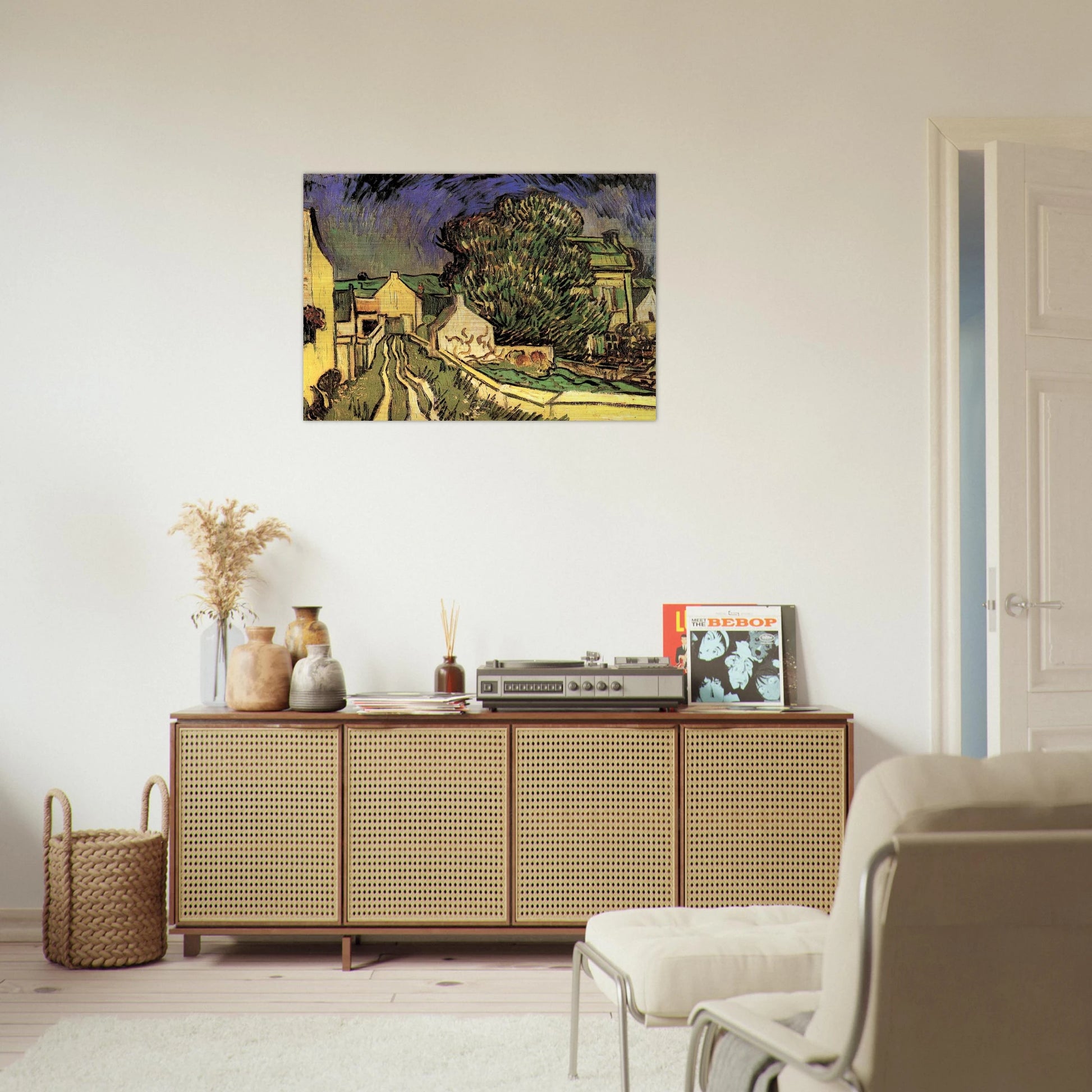 The House of Pere Pilon - Vincent van Gogh Brushed Aluminum Print - 70x100 cm / 28x40 inches | Vincent van Gogh Aluminum Print | Vincent van Gogh Prints