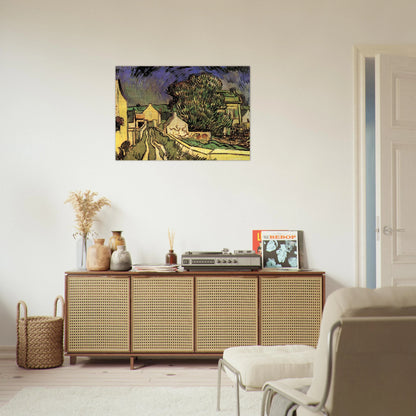 The House of Pere Pilon - Vincent van Gogh Brushed Aluminum Print - 70x100 cm / 28x40 inches | Vincent van Gogh Aluminum Print | Vincent van Gogh Prints