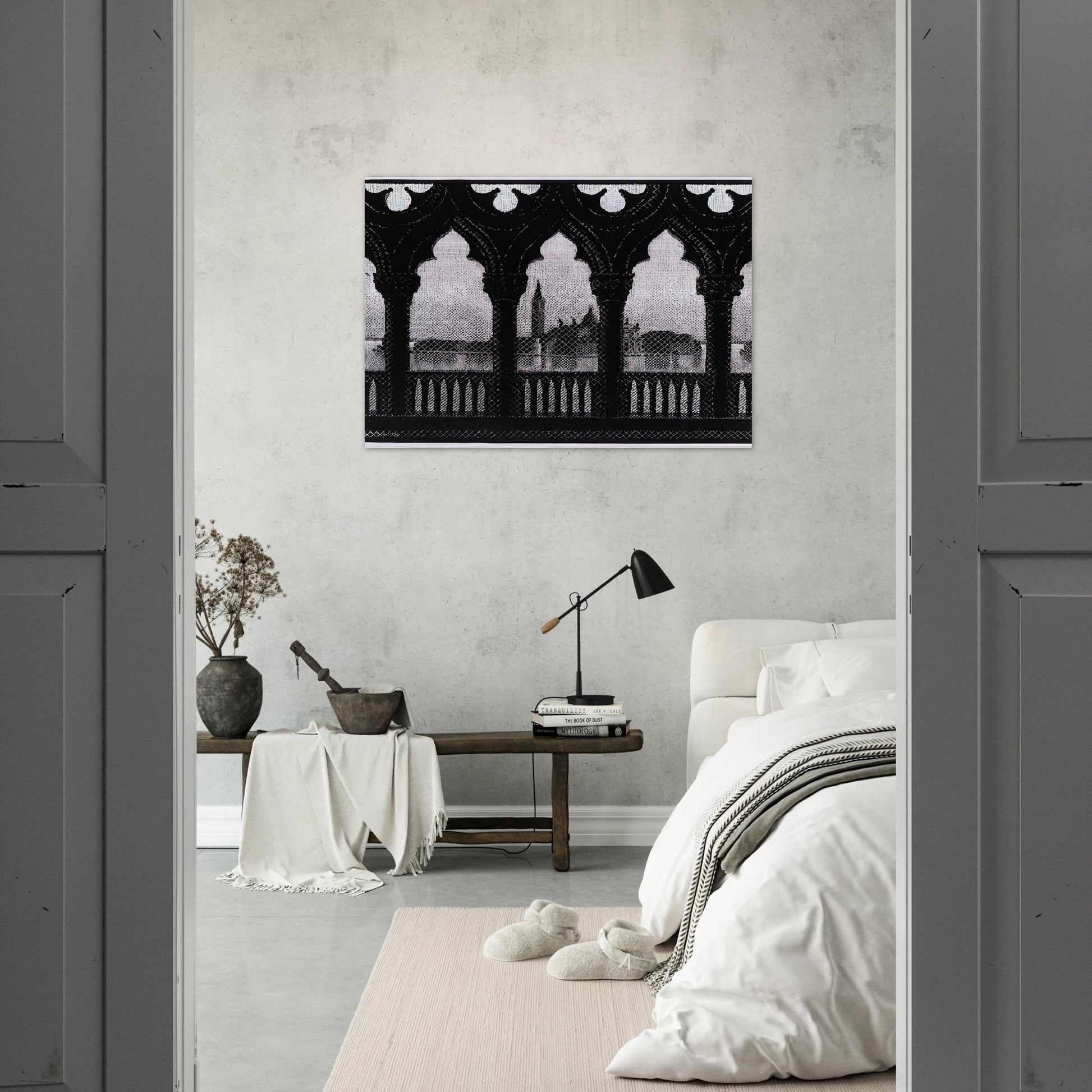VENICE OCTOBER 1936 1936 - MC Escher Brushed Aluminum Print - 70x100 cm / 28x40 inches | MC Escher Aluminum Print | MC Escher Prints