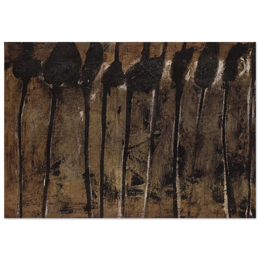 Solon I - Cy Twombly Brushed Aluminum Print - 70x100 cm / 28x40 inches | Cy Twombly Aluminum Print | Cy Twombly Prints