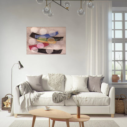 Floating Forms - Laszlo Moholy-Nagy Brushed Aluminum Print - 70x100 cm / 28x40 inches | Laszlo Moholy-Nagy Aluminum Print | Laszlo Moholy-Nagy Prints