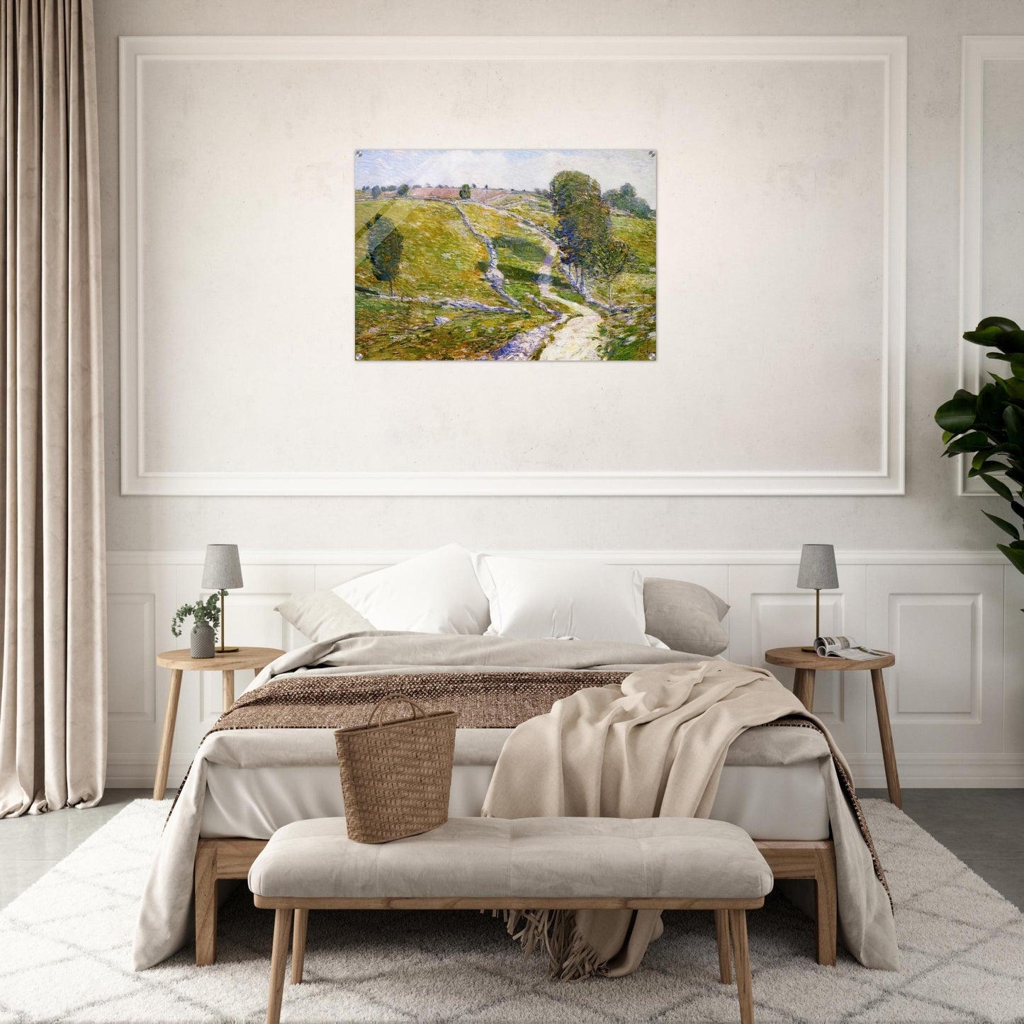 Road to the Land of Nod - Childe Hassam Acrylic Print - 70x100 cm / 28x40″ inches