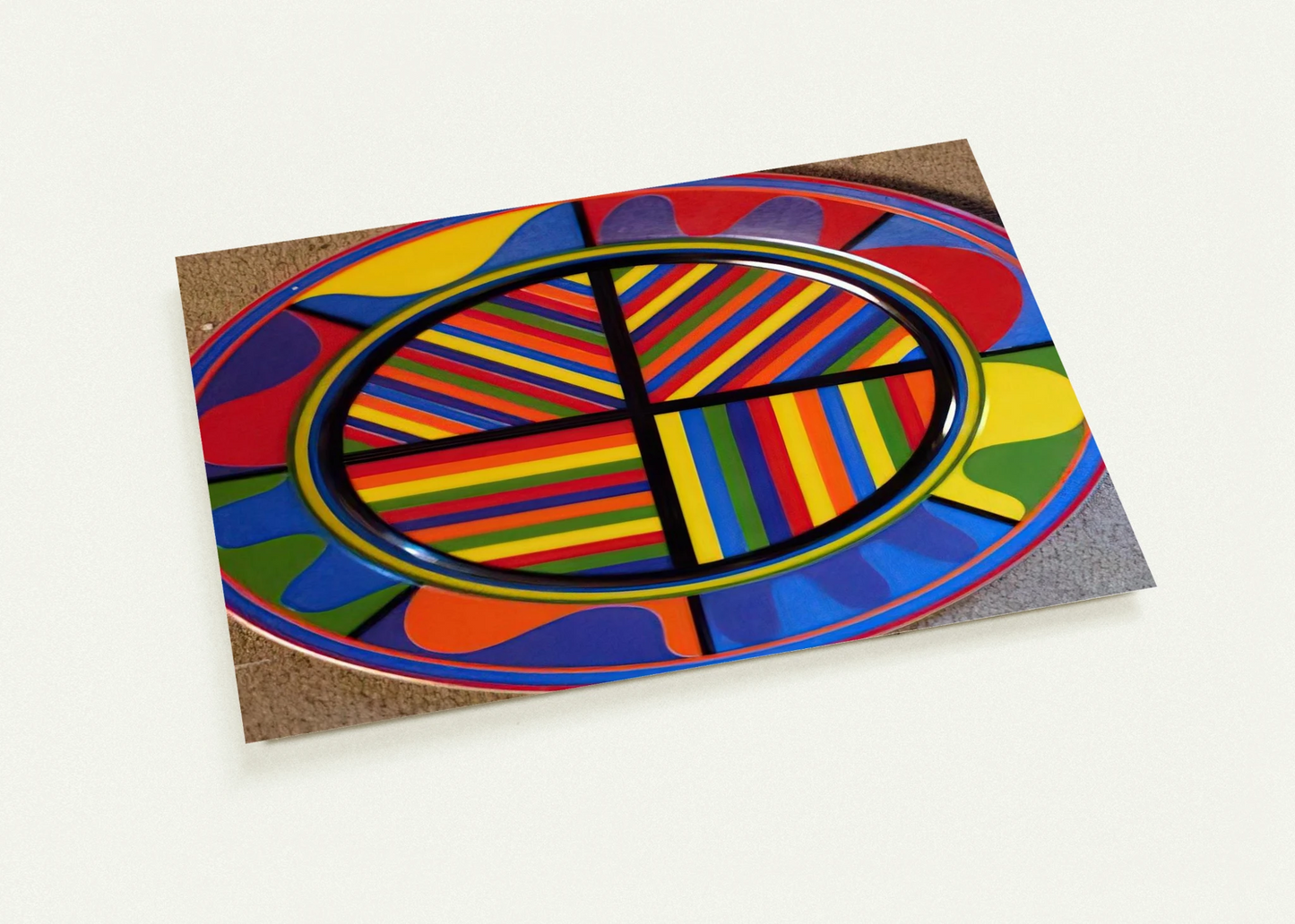Lines in Four Directions By Sol LeWitt Pack of 10 Post Cards | Sol LeWitt Post Cards | A6 (10.5 x 14.8 cm) - 4.1 x 5.8 inches