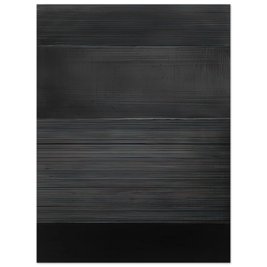 Pierre Soulages - Peinture 324 x 181 cm, 17 novembre 2008 - 2008  75x100 cm / 30x40inches Fine Art Poster