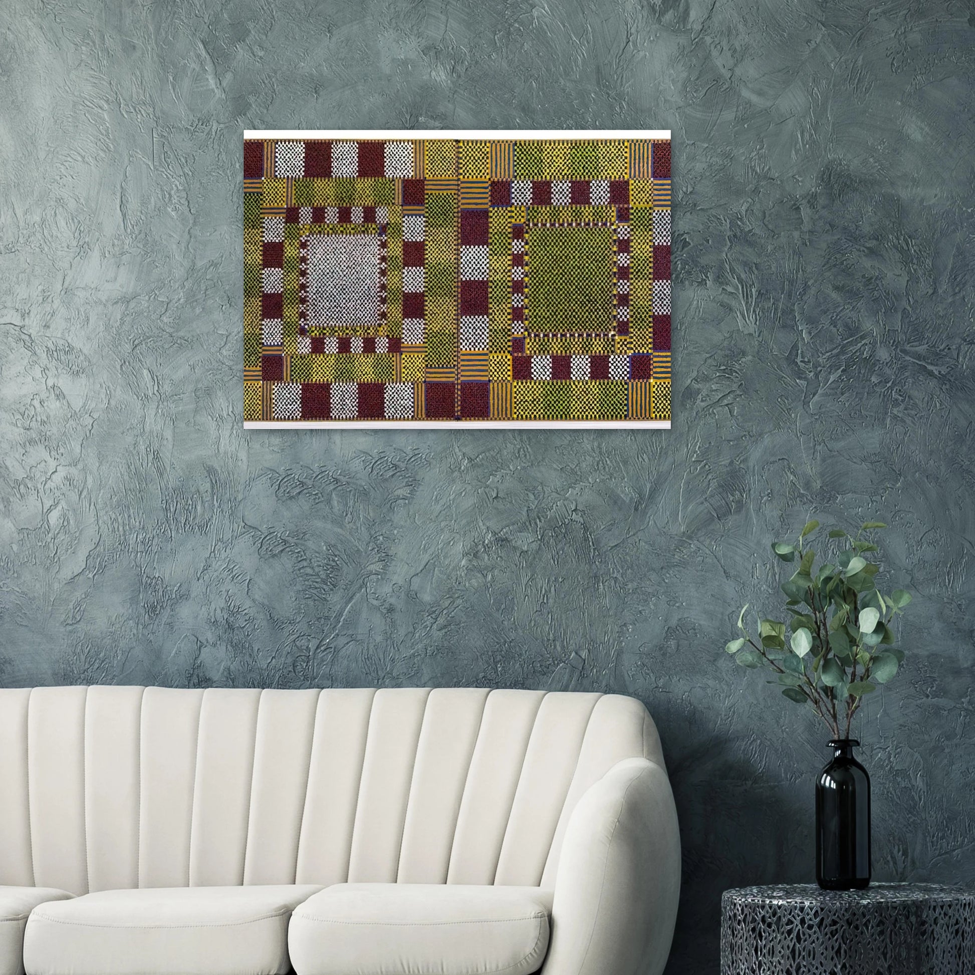Timaeus III and IV - 1966 - Alfred Jensen Brushed Aluminum Print - 70x100 cm / 28x40 inches | Alfred Jensen Aluminum Print | Alfred Jensen Prints