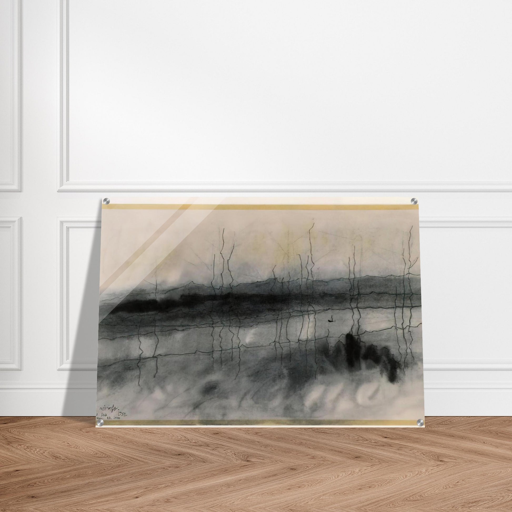 MYSTIC RIVER 1951 - Lyonel Feininger Acrylic Print - 70x100 cm / 28x40″ inches | Lyonel Feininger Wall Art | Lyonel Feininger Prints