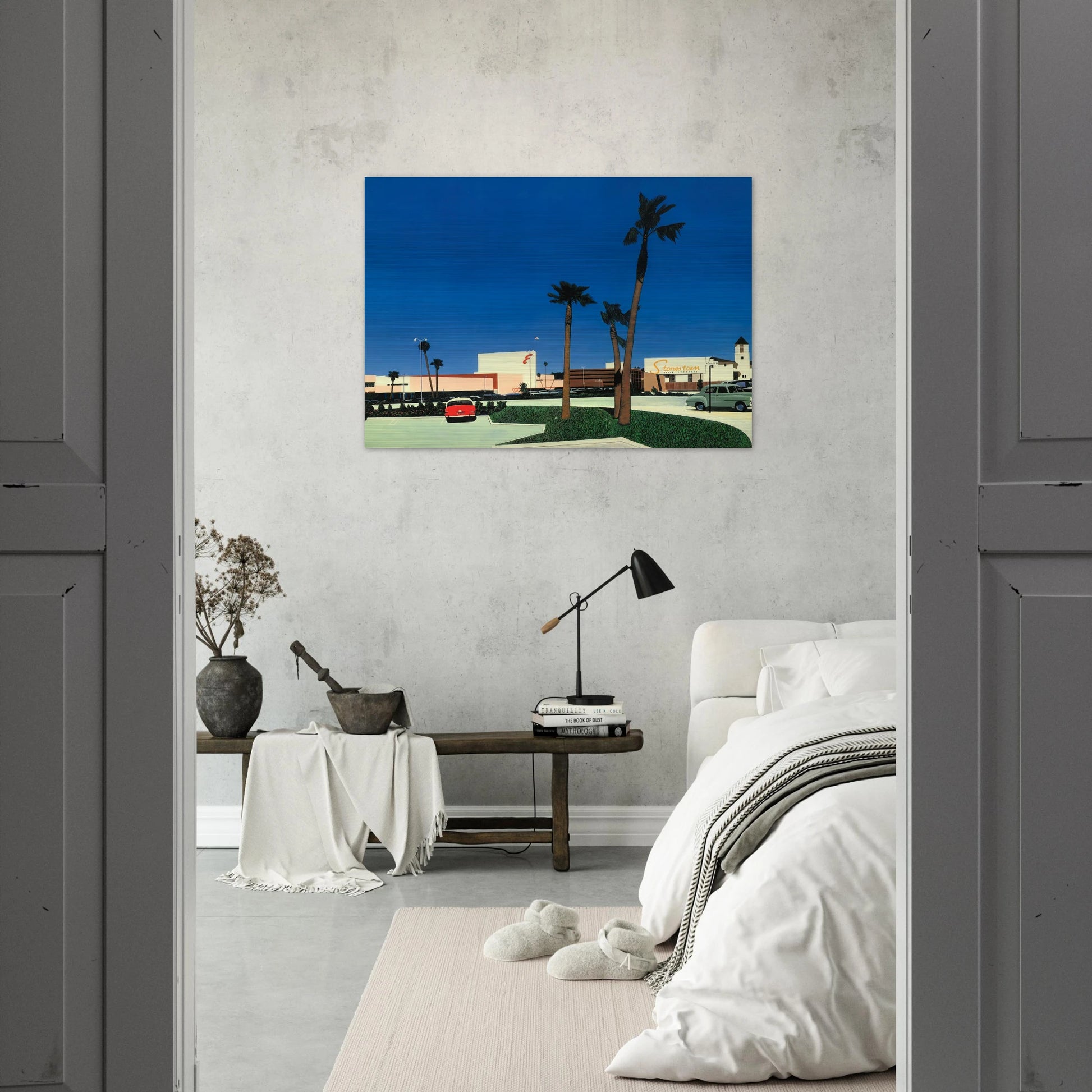 In the beginning Stonestown - Hiroshi Nagai Brushed Aluminum Print - 70x100 cm / 28x40 inches | Hiroshi Nagai Aluminum Print | Hiroshi Nagai Prints
