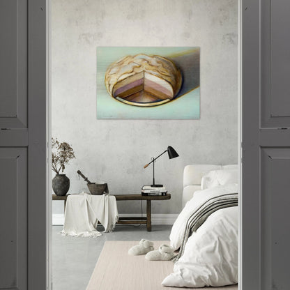 Neapolitan Meringue - 1999 - Wayne Thiebaud Brushed Aluminum Print - 70x100 cm / 28x40 inches | Wayne Thiebaud Aluminum Print | Wayne Thiebaud Prints