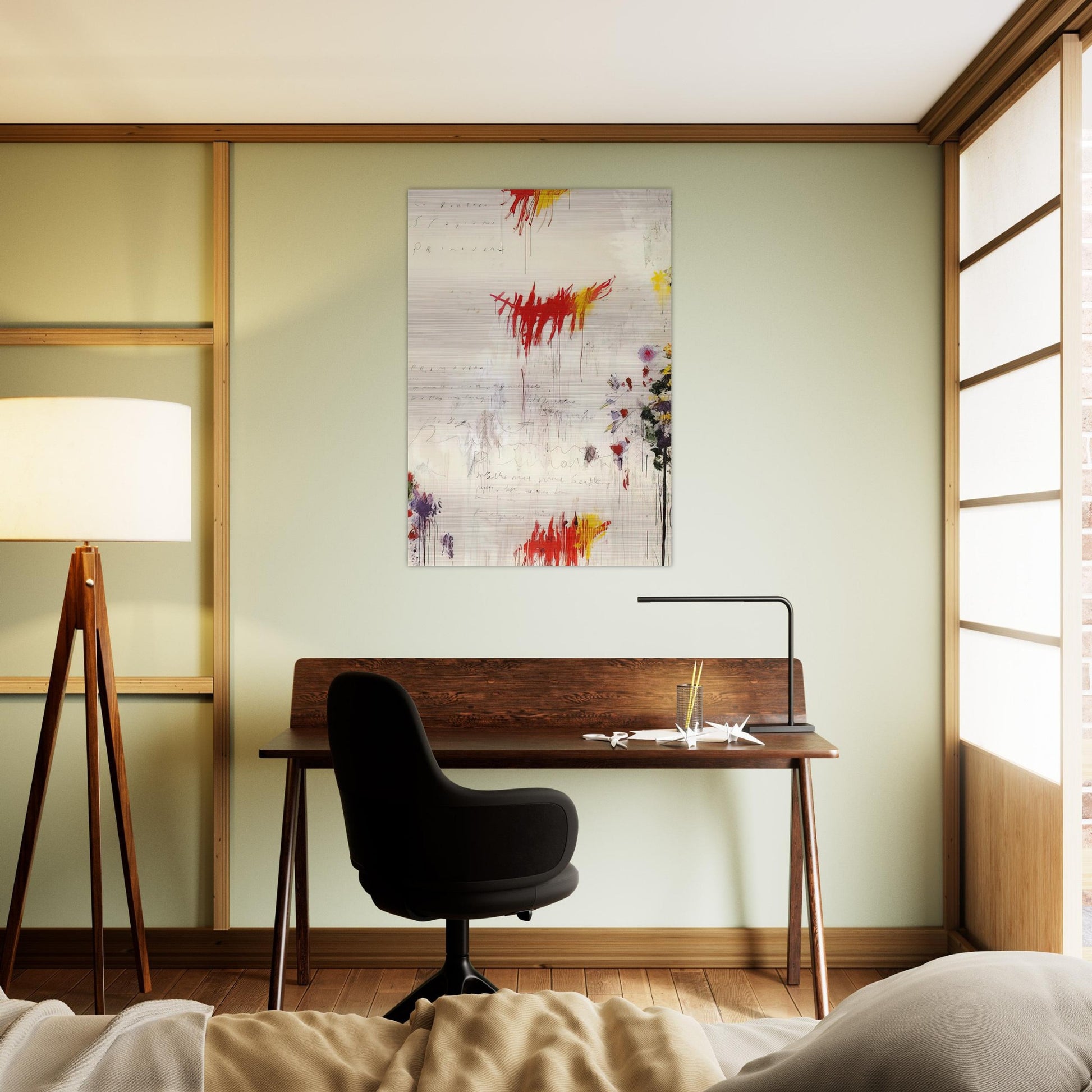 Quattro stagioni I. Primavera - Cy Twombly Brushed Aluminum Print - 70x100 cm / 28x40 inches | Cy Twombly Aluminum Print | Cy Twombly Prints