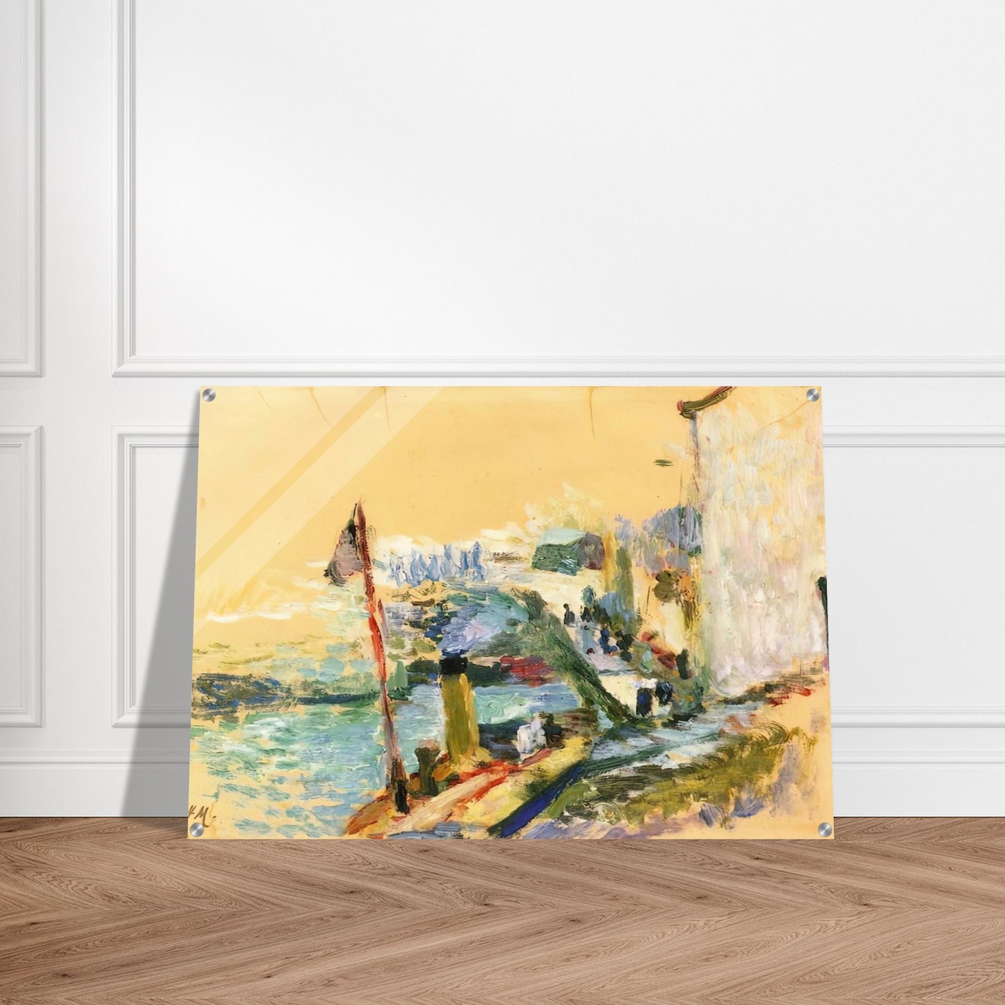 THE PORT OF BELLE ISLE SUR MER 1897 - Henri Matisse Acrylic Print - 70x100 cm / 28x40″ inches