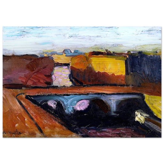 VIEW OF THE SEINE THE PONT SAINT MICHEL 1904 - Henri Matisse Brushed Aluminum Print - 70x100 cm / 28x40 inches | Henri Matisse Aluminum Print | Henri Matisse Prints