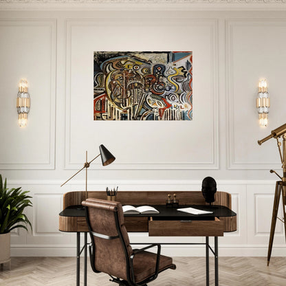 Portrait of Pegeen - Richard Pousette-Dart Brushed Aluminum Print - 70x100 cm / 28x40 inches | Richard Pousette-Dart Aluminum Print | Richard Pousette-Dart Prints