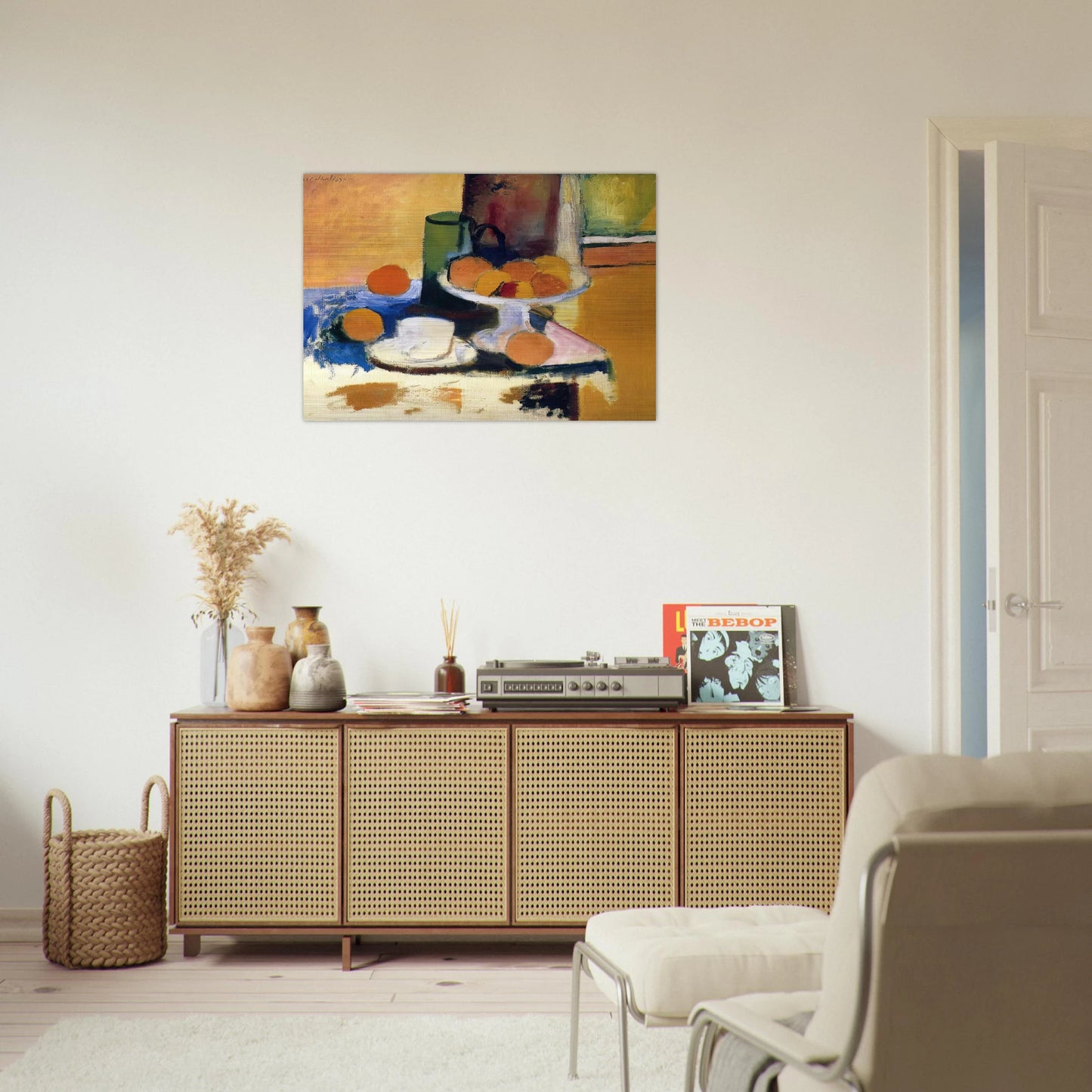 STILL LIFE WITH ORANGES II 1899 - Henri Matisse Brushed Aluminum Print - 70x100 cm / 28x40 inches | Henri Matisse Aluminum Print | Henri Matisse Prints