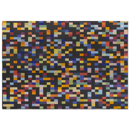 Spectrum Colors Arranged by Chance VI - Ellsworth Kelly Brushed Aluminum Print - 70x100 cm / 28x40 inches | Ellsworth Kelly Aluminum Print | Ellsworth Kelly Prints
