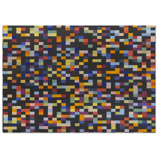 Spectrum Colors Arranged by Chance VI - Ellsworth Kelly Brushed Aluminum Print - 70x100 cm / 28x40 inches | Ellsworth Kelly Aluminum Print | Ellsworth Kelly Prints