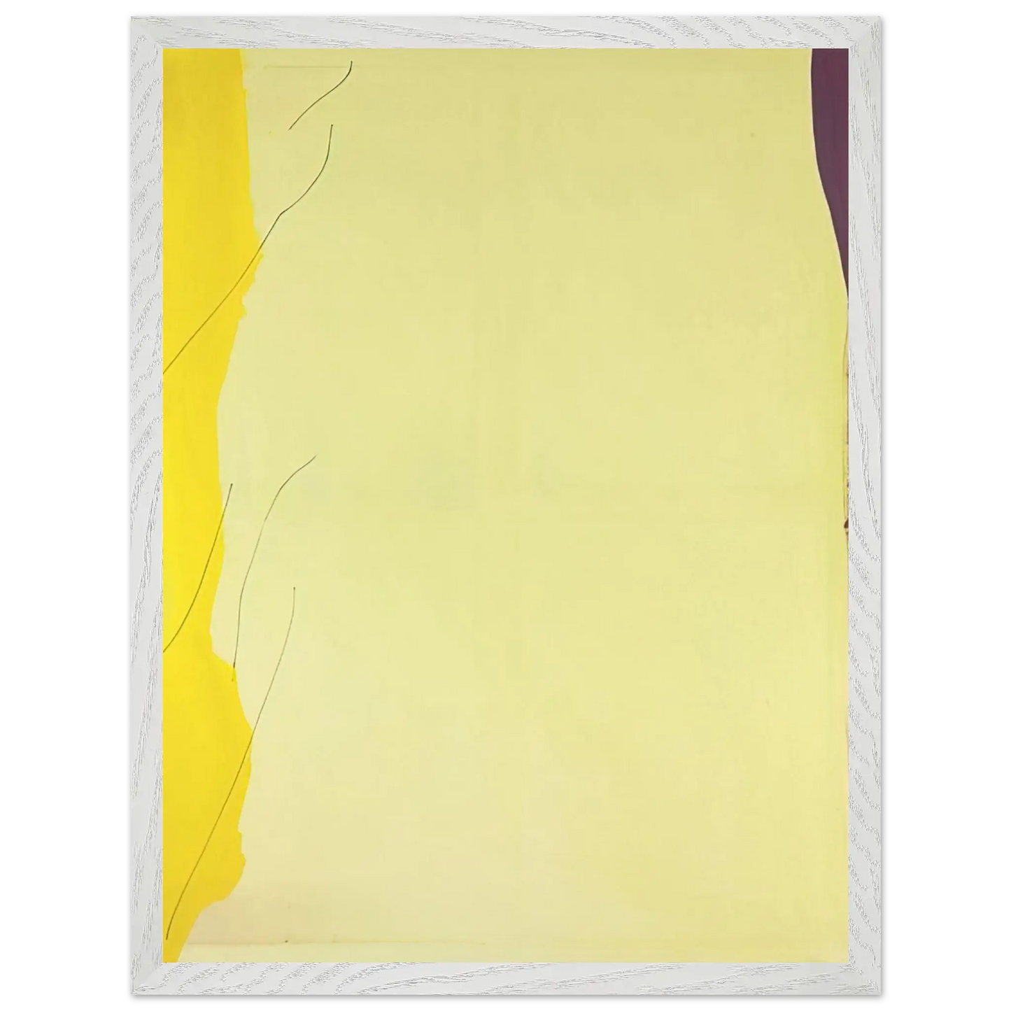 Helen Frankenthaler - Distillation - 1973 Wall art - A1 (59.4 x 84.1  cm) - Premium Wooden Framed Poster With Fine Art Paper - Wood frame