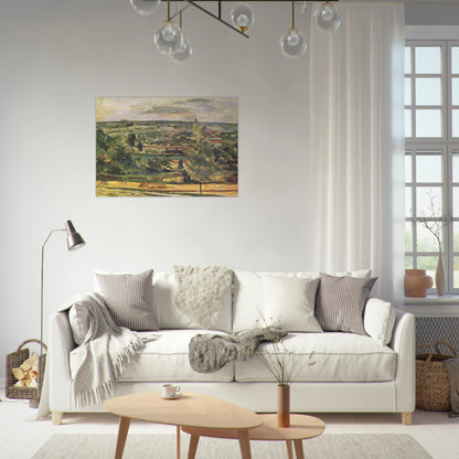 Landscape of the Jas de Bouffan - Paul Cézanne Brushed Aluminum Print - 70x100 cm / 28x40 inches | Paul Cézanne Aluminum Print | Paul Cézanne Prints