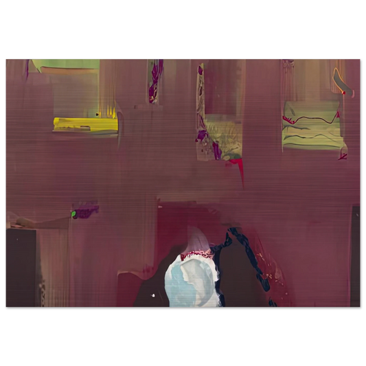 Yin Yang, 1990- - Helen Frankenthaler Brushed Aluminum Print - 70x100 cm / 28x40 inches | Helen Frankenthaler Aluminum Print | Helen Frankenthaler Prints